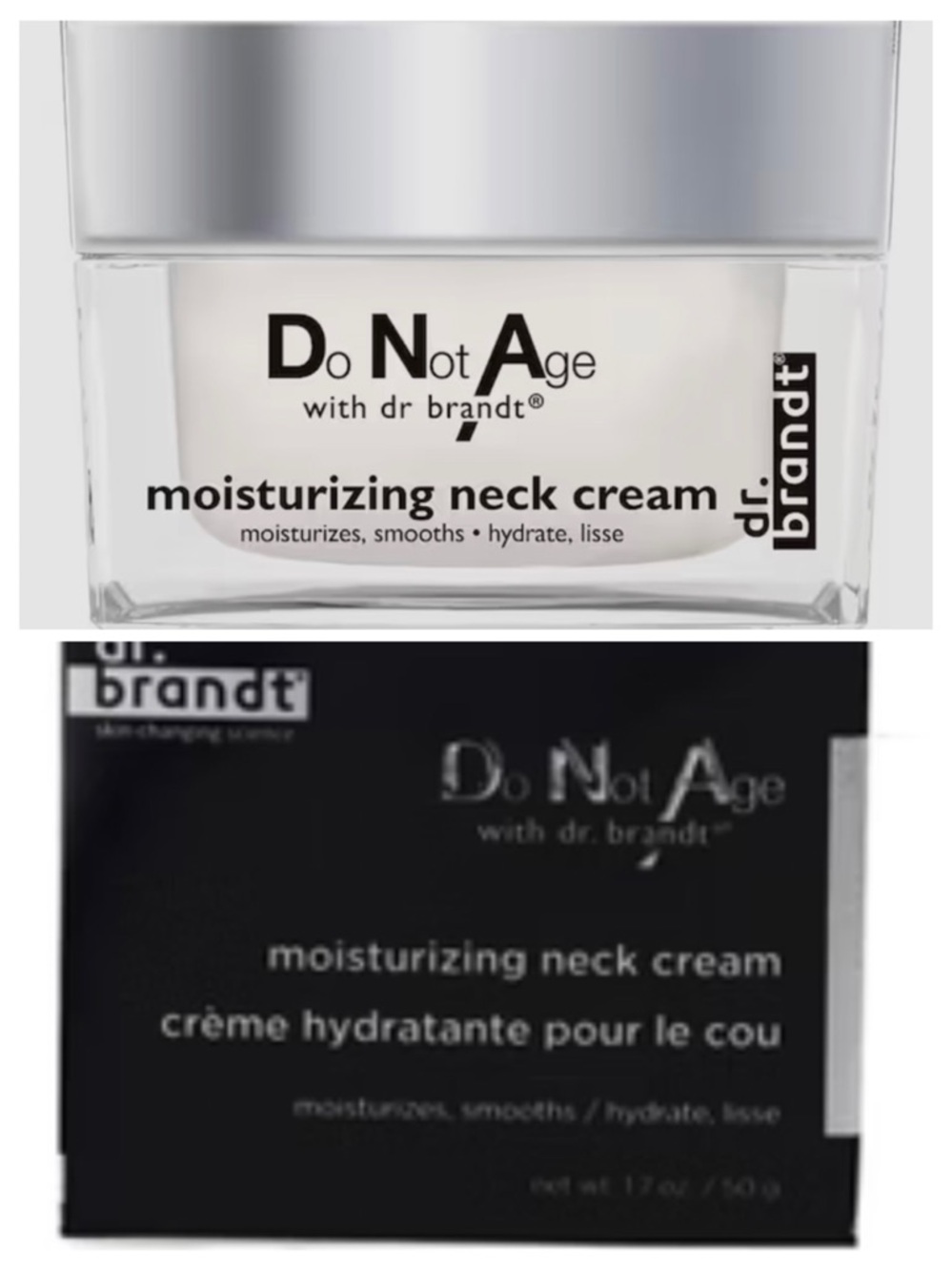 Dr. Brandt DNA Do Not Age moisturizing neck cream new in box fill size 1.7 oz